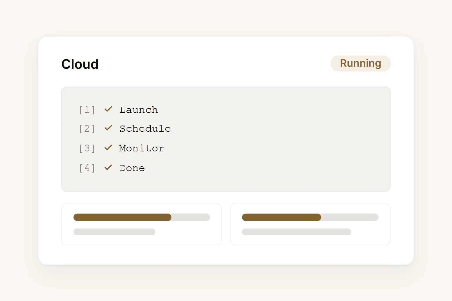 Cloud execution