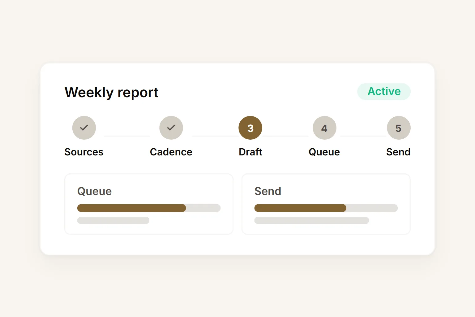 Automate a weekly report